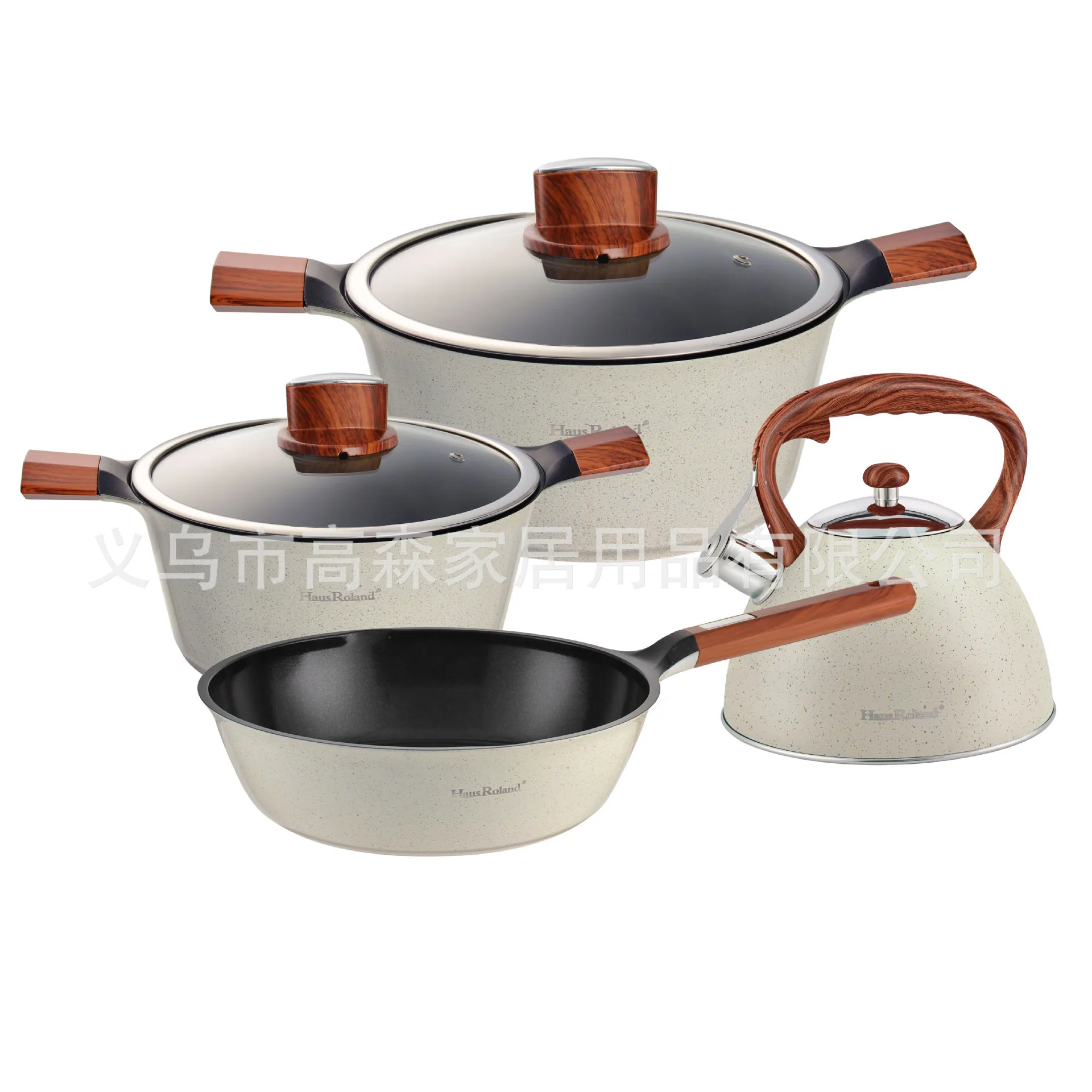 wheat rice stone pot set, non stick pot, aluminum pot, stir fry pot, frying pan, soup pot, kettle, whistle water kettle, pot set - Electric Kettle Parts 2