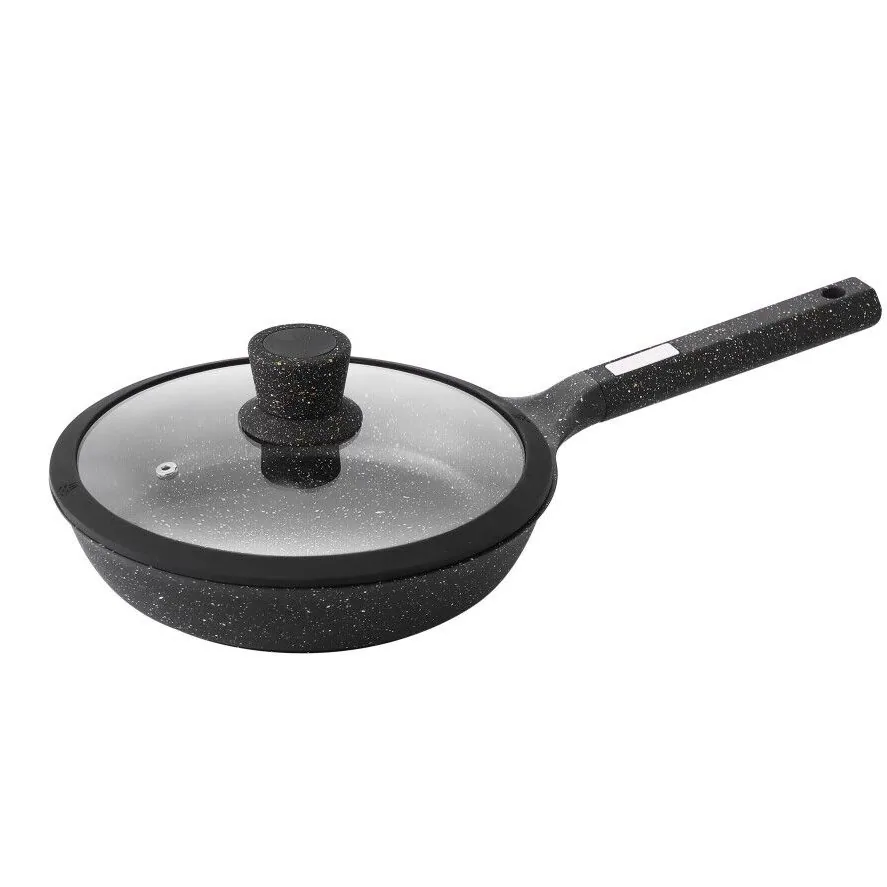 HausRoland aluminum die-casting frying pan multi-function frying pan frying steak barbecue pancake pan frying egg pan cross-b
