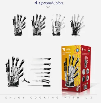 HausRoland Cross border Tool Set 9-piece Kitchen Knife Gift Set 6