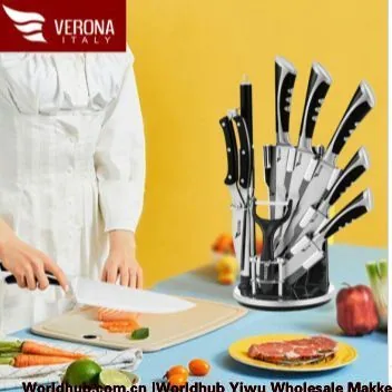 HausRoland Cross border Tool Set 9-piece Kitchen Knife Gift Set