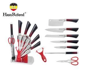 HausRoland foreign trade spot stainless steel 9-piece set of cutting tools, kitchen and household full set of cutting tools, kit 7