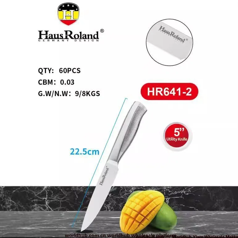 HausRoland stainless steel kitchen knives pineapple fruit knives wholesale 3