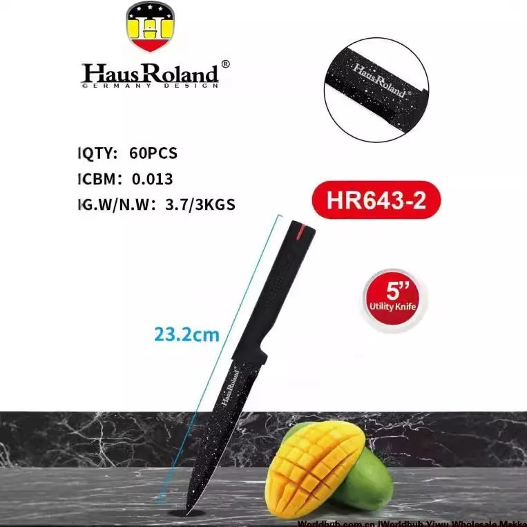 HausRoland 包丁セット ステンレス鋼家庭用シャープ包丁 5