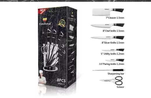 HausRoland Kitchen Cutlery Stainless Steel Set 8-Piece Set 8