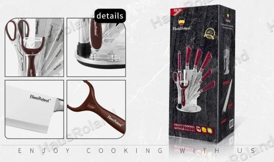 HausRoland kitchen knife set multifunctional wholesale for home use 7