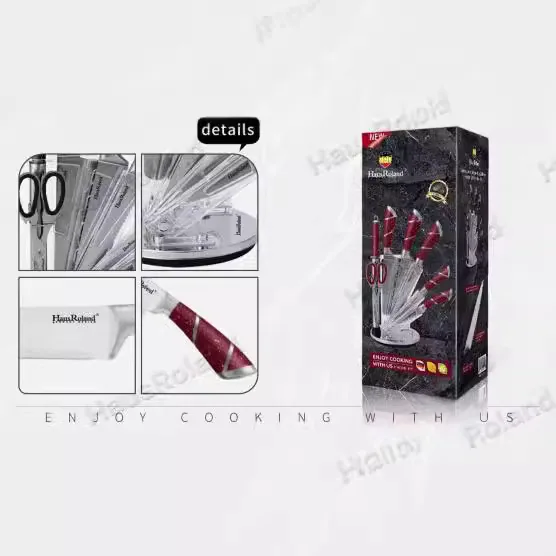 HausRoland Kitchen Knife Set of 8 Pieces Stainless Steel Household Kitchen Knife Gift Set Kitchen 4