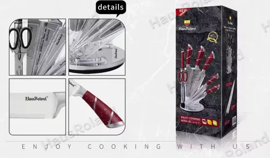 HausRoland Kitchen Knife Set of 8 Pieces Stainless Steel Household Kitchen Knife Gift Set Kitchen 7