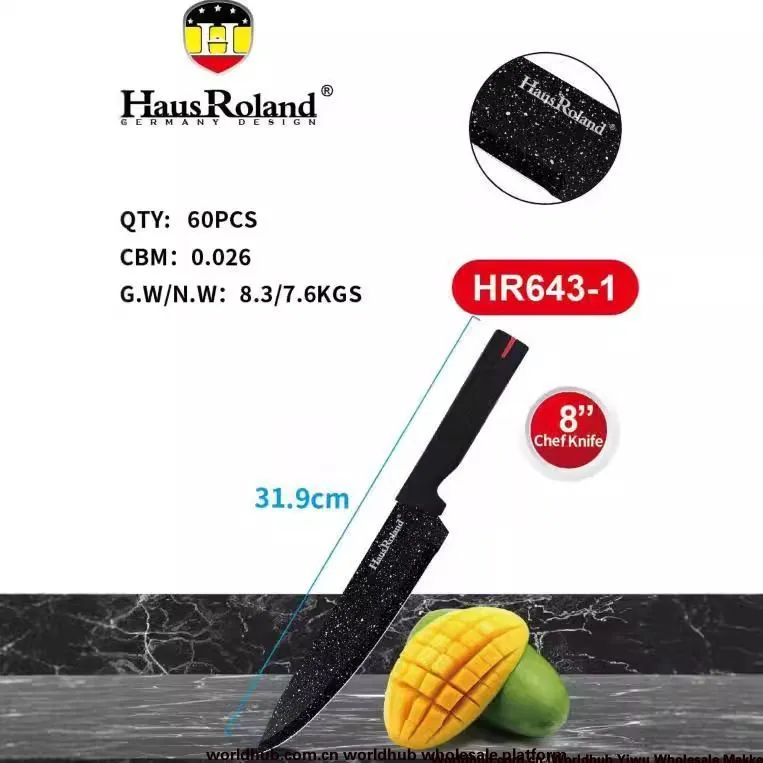 HausRoland kitchen knife set cut fruit wholesale