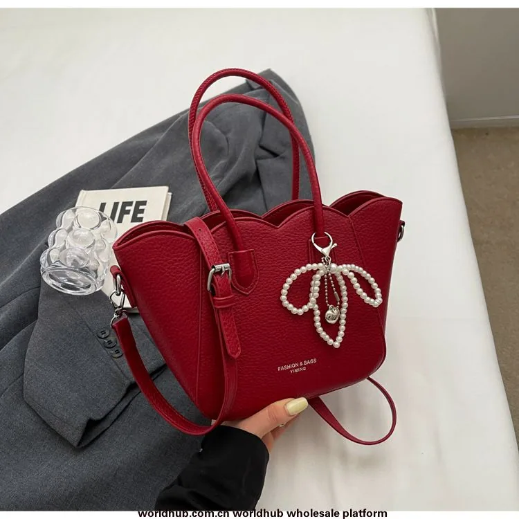 Wholesale Korean ins fashion bucket bag women's high-end versatile shoulder bag niche trend high-end crossbody bag 5