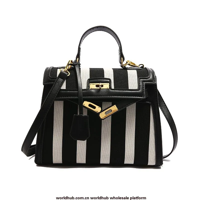 bagslock girl kelly bag hand-to-arm solid color shoulder crossbody bag 2024 texture spliced women's bag