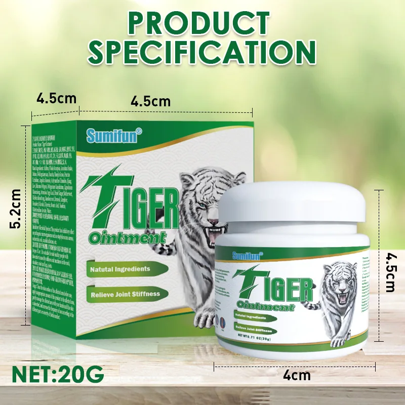 Sumifun AliExpress Amazon Cross-border Ointment White Tiger Lumbar Shoulder and Neck Joint Cream Wholesale K20028 5