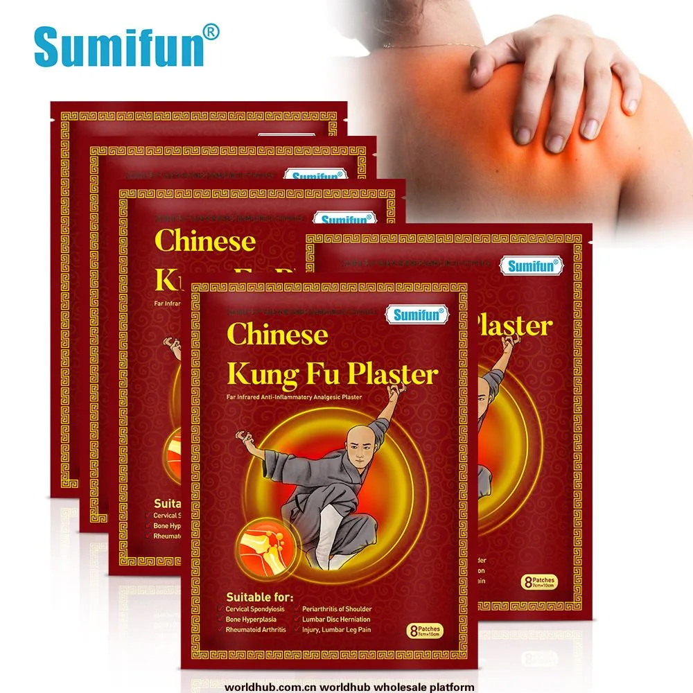 Sumifun Cross-border Plaster AliExpress wish Joom Shaolin Kung Fu Patch Plaster Patch Bag 8 Patch K04101 4