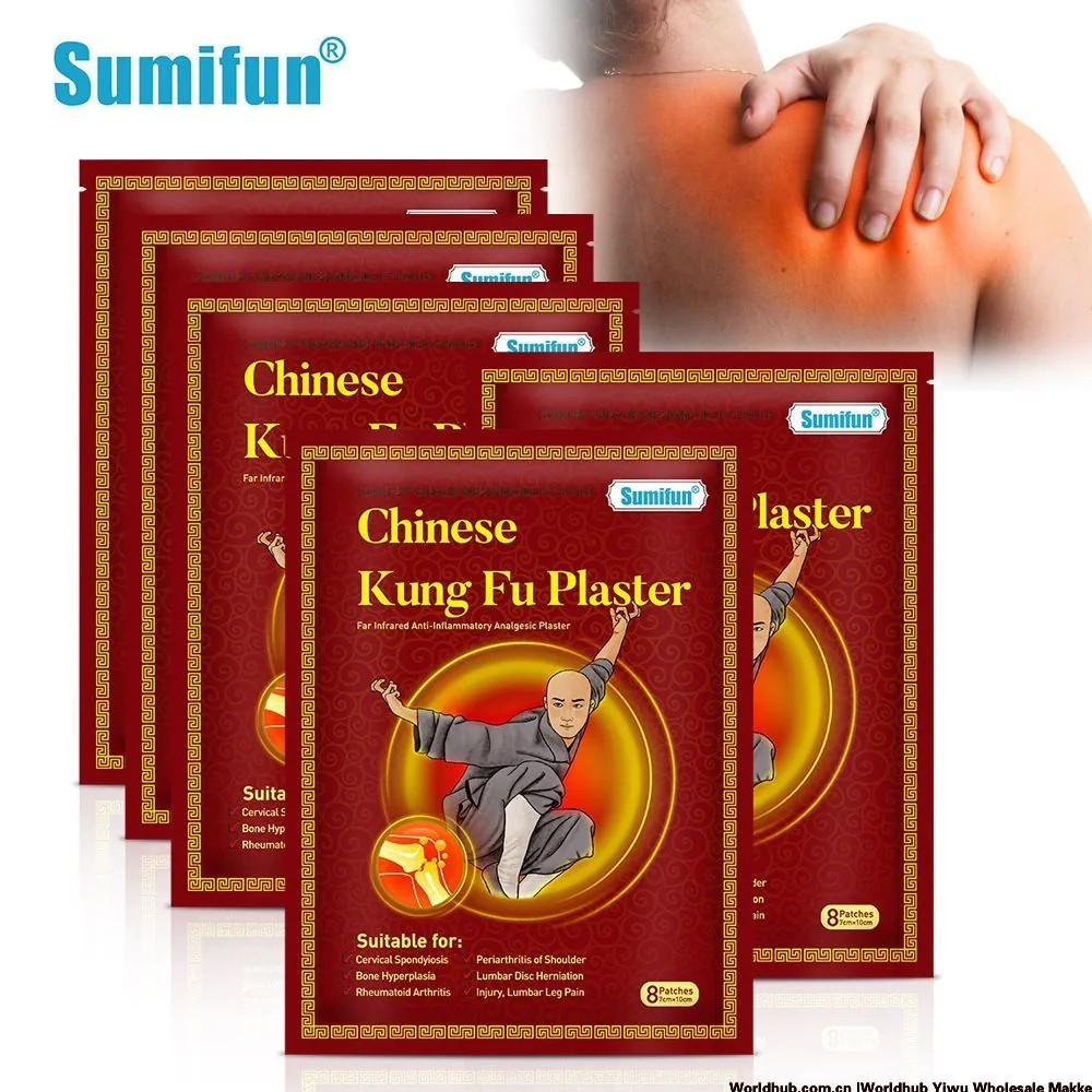 Sumifun Cross-border Plaster AliExpress wish Joom Shaolin Kung Fu Patch Plaster Patch Bag 8 Patch K04101