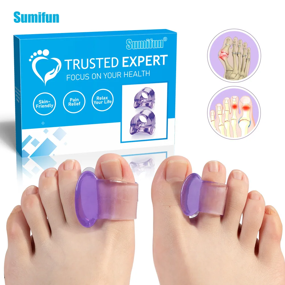 Sumifun Amazon 4 Pairs Purple One Hole Toe Toe Separator Multi Yardage K30004 3