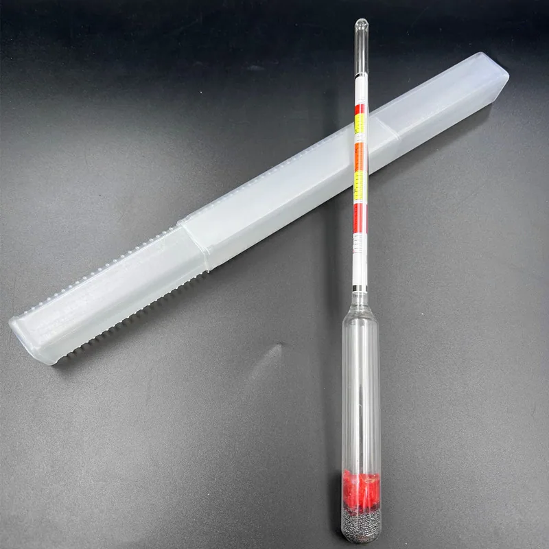 Three-scale hydrometer Alcohol, beer, wine, wort, density meter, 1.160, 35% American sugar meter 6