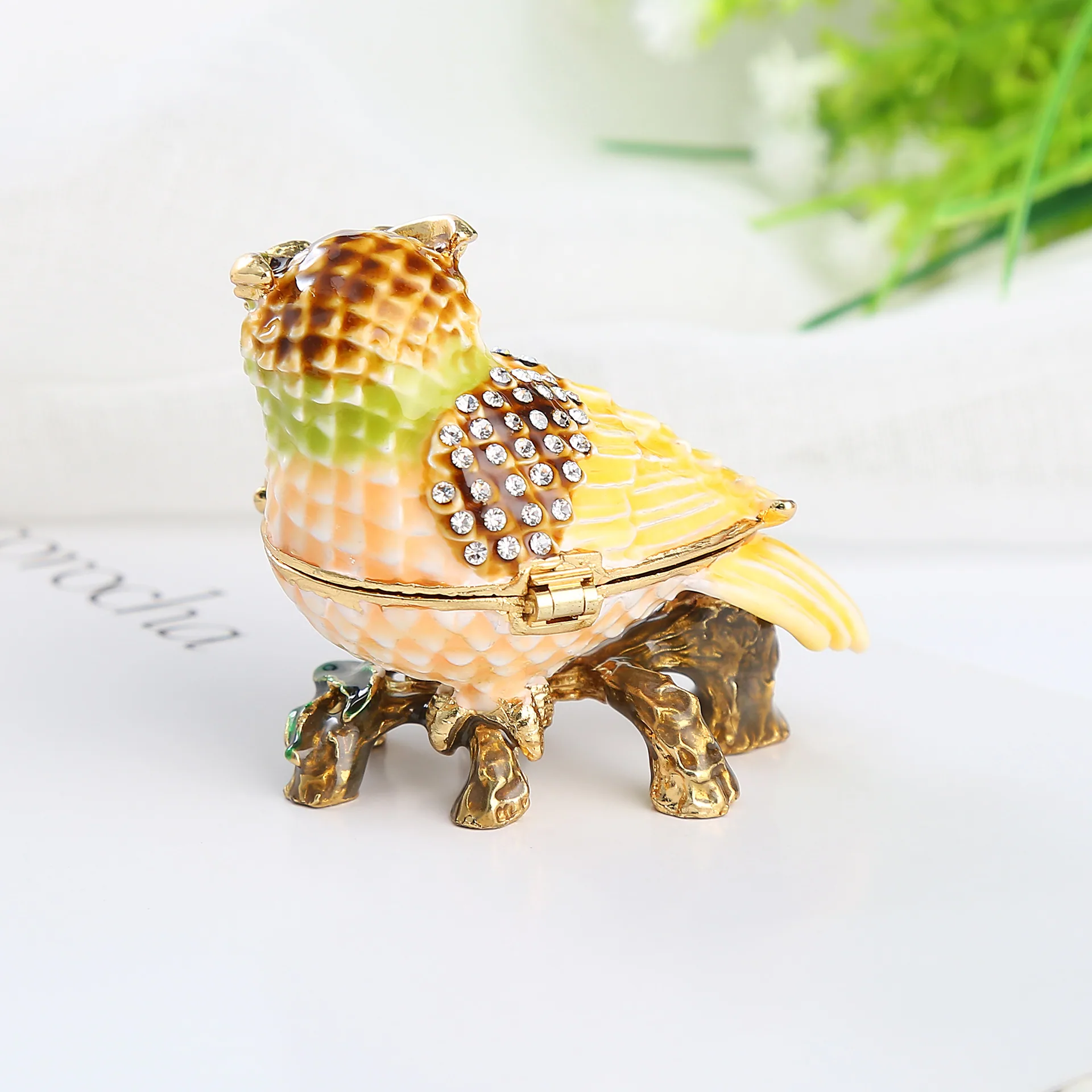 Enamel metal crafts, Nordic style living room home accessories, owl ornaments, fish, insects, birds and beasts gifts, souvenirs 4