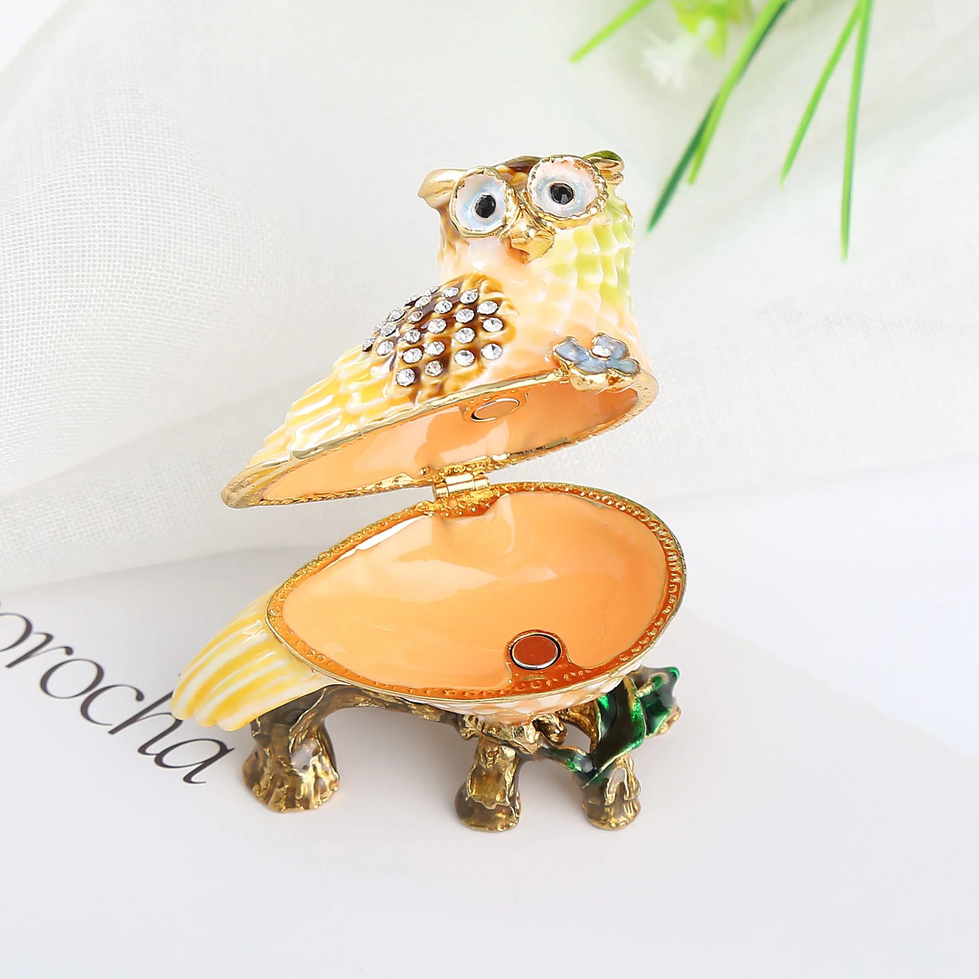 Enamel metal crafts, Nordic style living room home accessories, owl ornaments, fish, insects, birds and beasts gifts, souvenirs 6