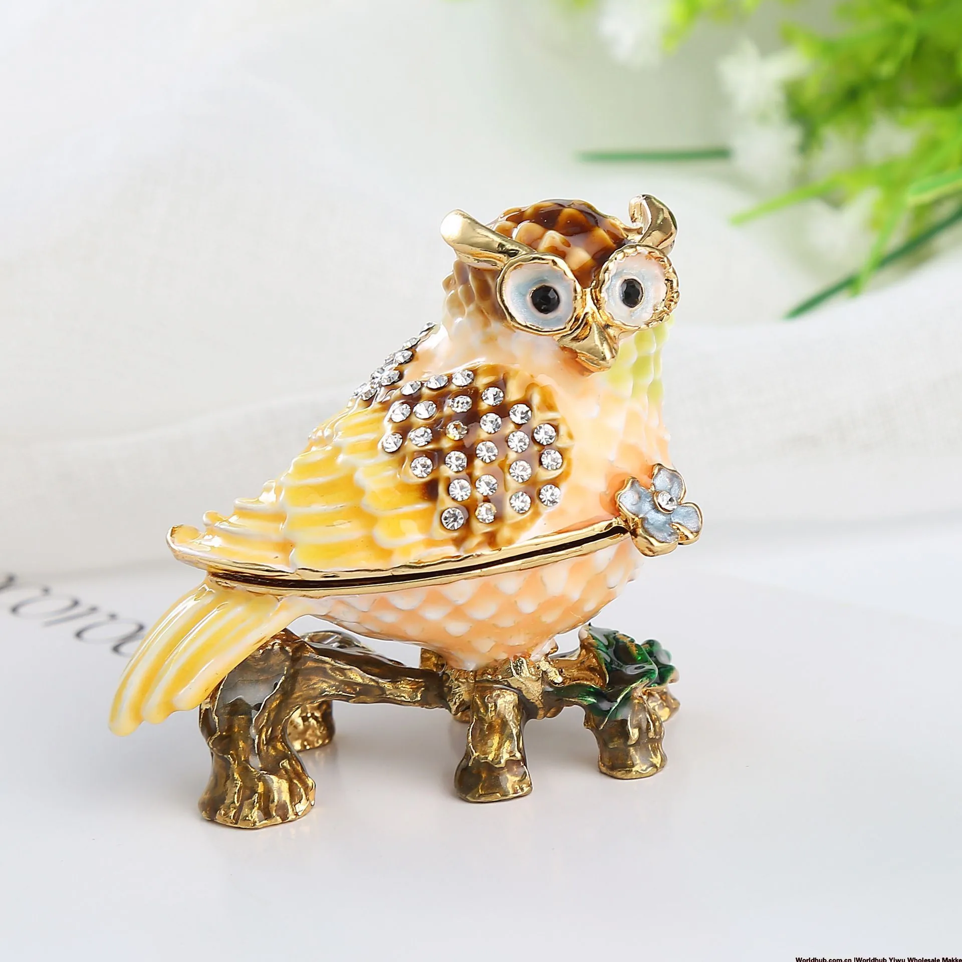 Enamel metal crafts, Nordic style living room home accessories, owl ornaments, fish, insects, birds and beasts gifts, souvenirs 2