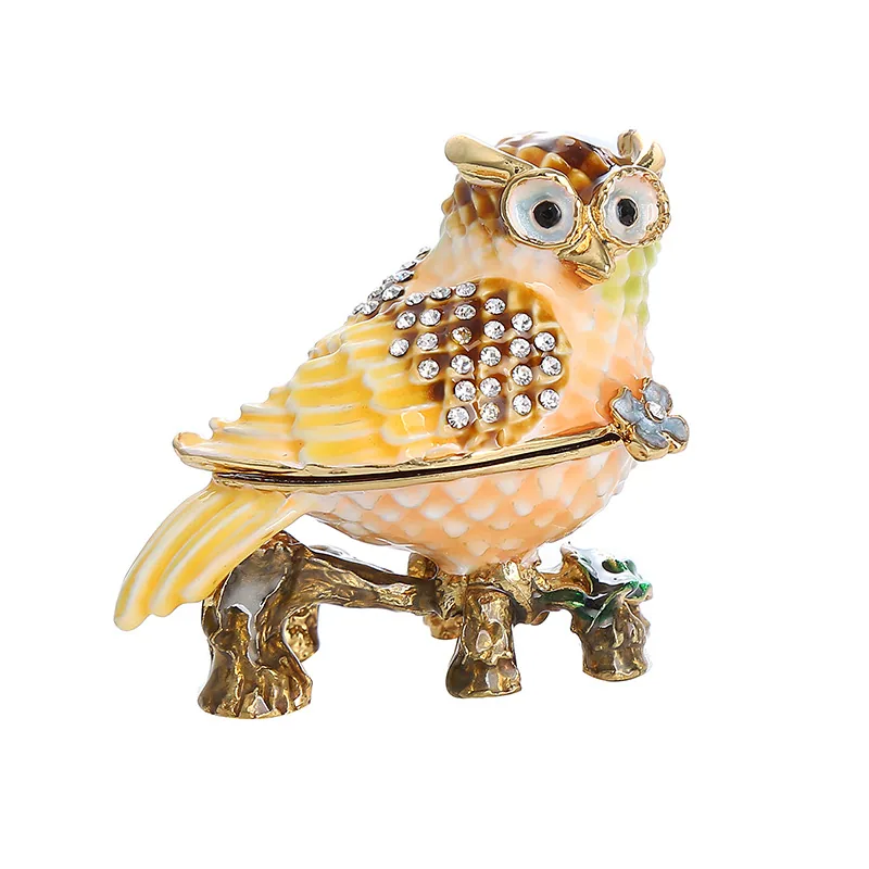 Enamel metal crafts, Nordic style living room home accessories, owl ornaments, fish, insects, birds and beasts gifts, souvenirs 3