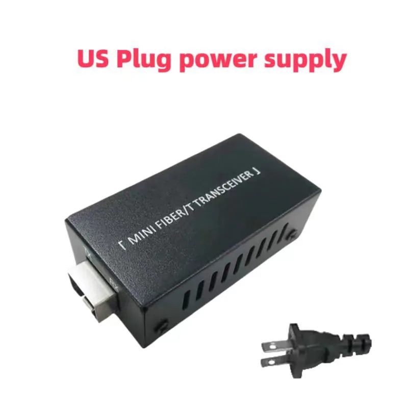 Mini Gigabit SFP Tek Modlu Tek Fiber 1.25G Alıcı-Verici RJ45 100/1000M Fiber Optik Medya Dönüştürücü 3
