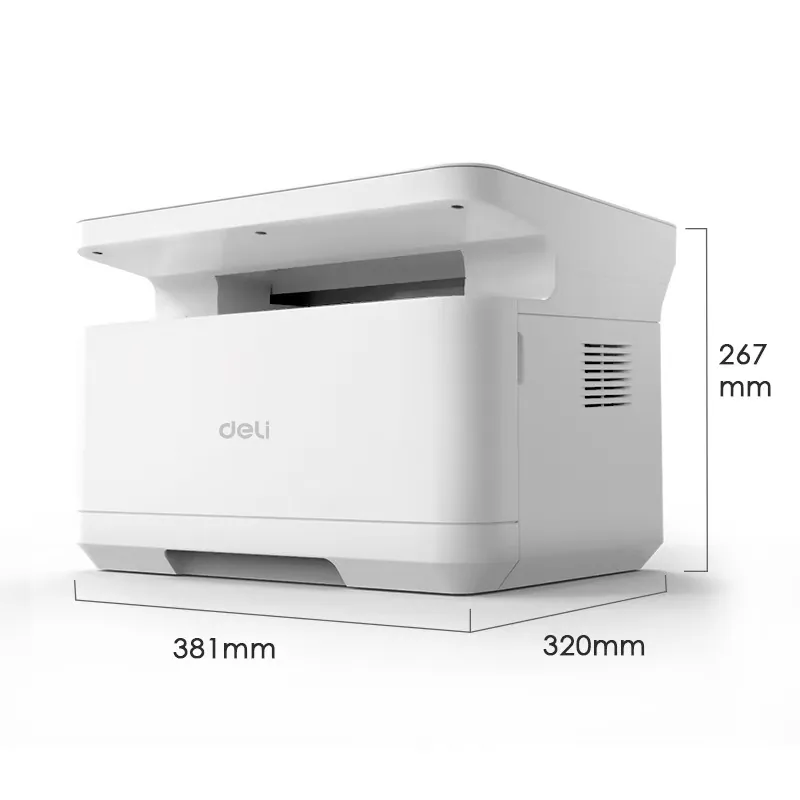 Deli M2000 black and white laser high-speed printing copy scanning all-in-one machine for office and home use 3