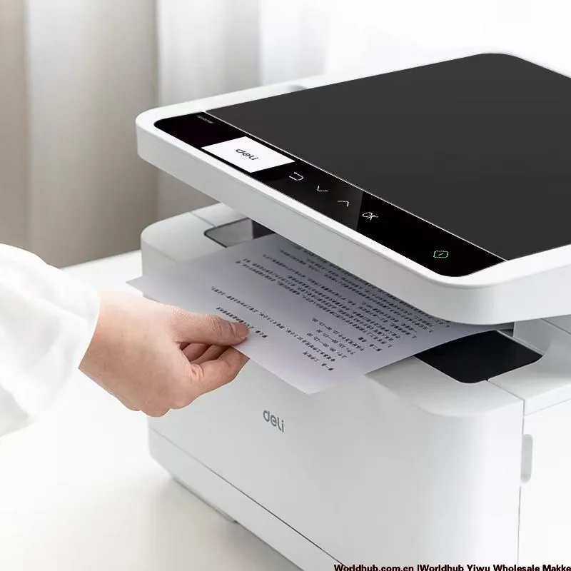 Deli M2000 black and white laser high-speed printing copy scanning all-in-one machine for office and home use