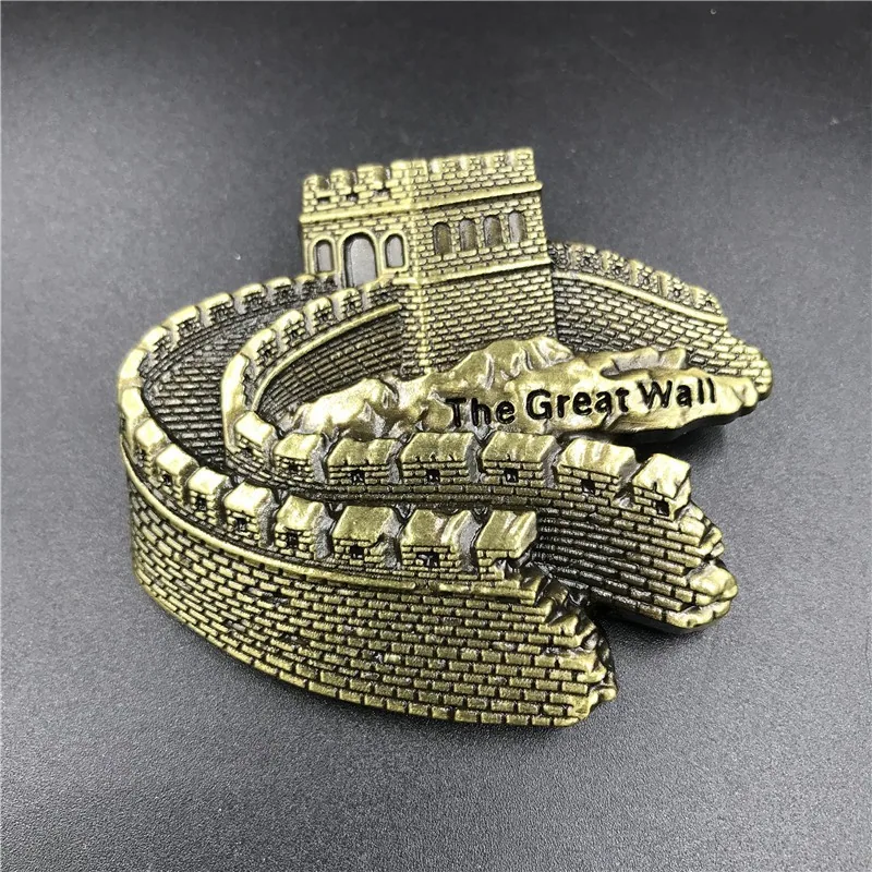 Metall-Kühlschrankmagnet-Methode, USA, Großbritannien, Italien, Malaysia, Dubai, Belgien, berühmte Sehenswürdigkeiten, dreidimensionaler Magnet 6