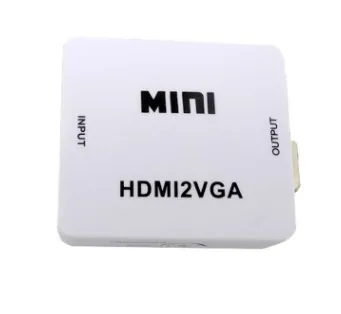 کنورٹر: HDMI سے AV AV سے HDMI HDMI سے VGA VGA سے HDMI HDMI چھوٹا سفید باکس RCA سیاہ 7
