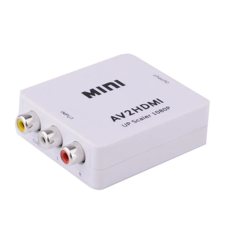 کنورٹر: HDMI سے AV AV سے HDMI HDMI سے VGA VGA سے HDMI HDMI چھوٹا سفید باکس RCA سیاہ 3