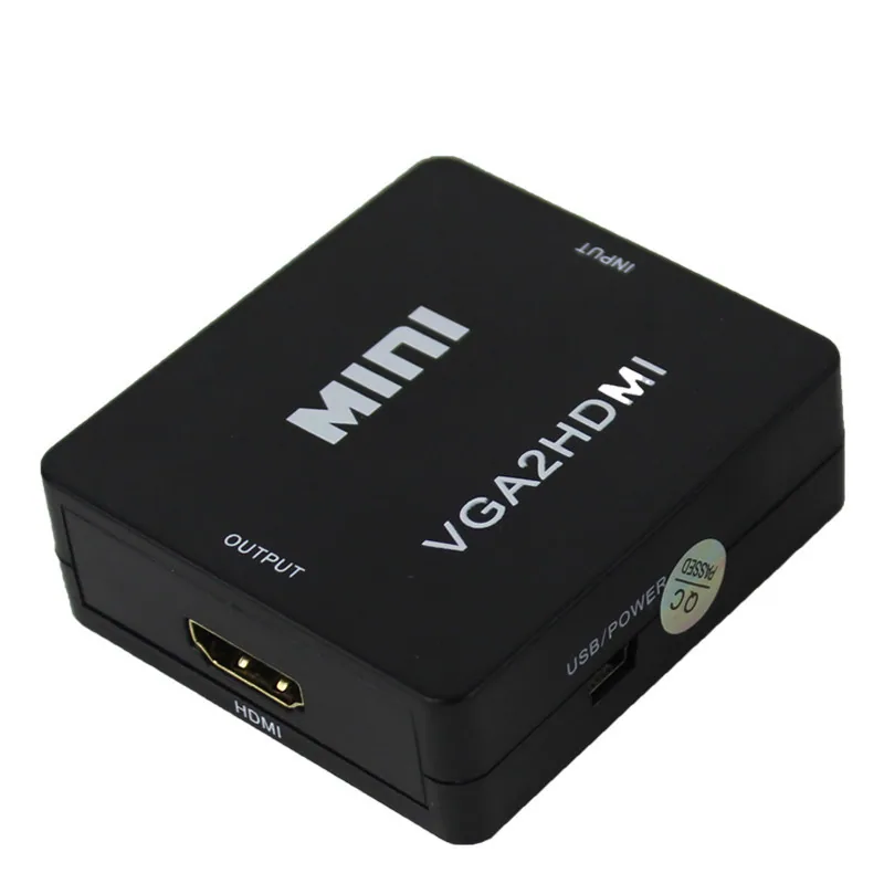 کنورٹر: HDMI سے AV AV سے HDMI HDMI سے VGA VGA سے HDMI HDMI چھوٹا سفید باکس RCA سیاہ 6