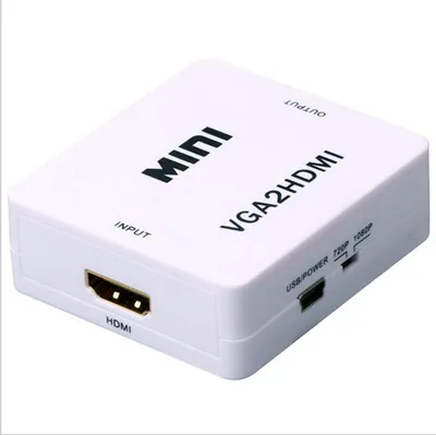 کنورٹر: HDMI سے AV AV سے HDMI HDMI سے VGA VGA سے HDMI HDMI چھوٹا سفید باکس RCA سیاہ 5