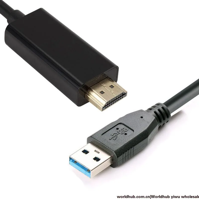 USB3.0 to HDMI high-definition cable audio and video synchronization multi-system compatible with USB to HDMI foreign trade cros