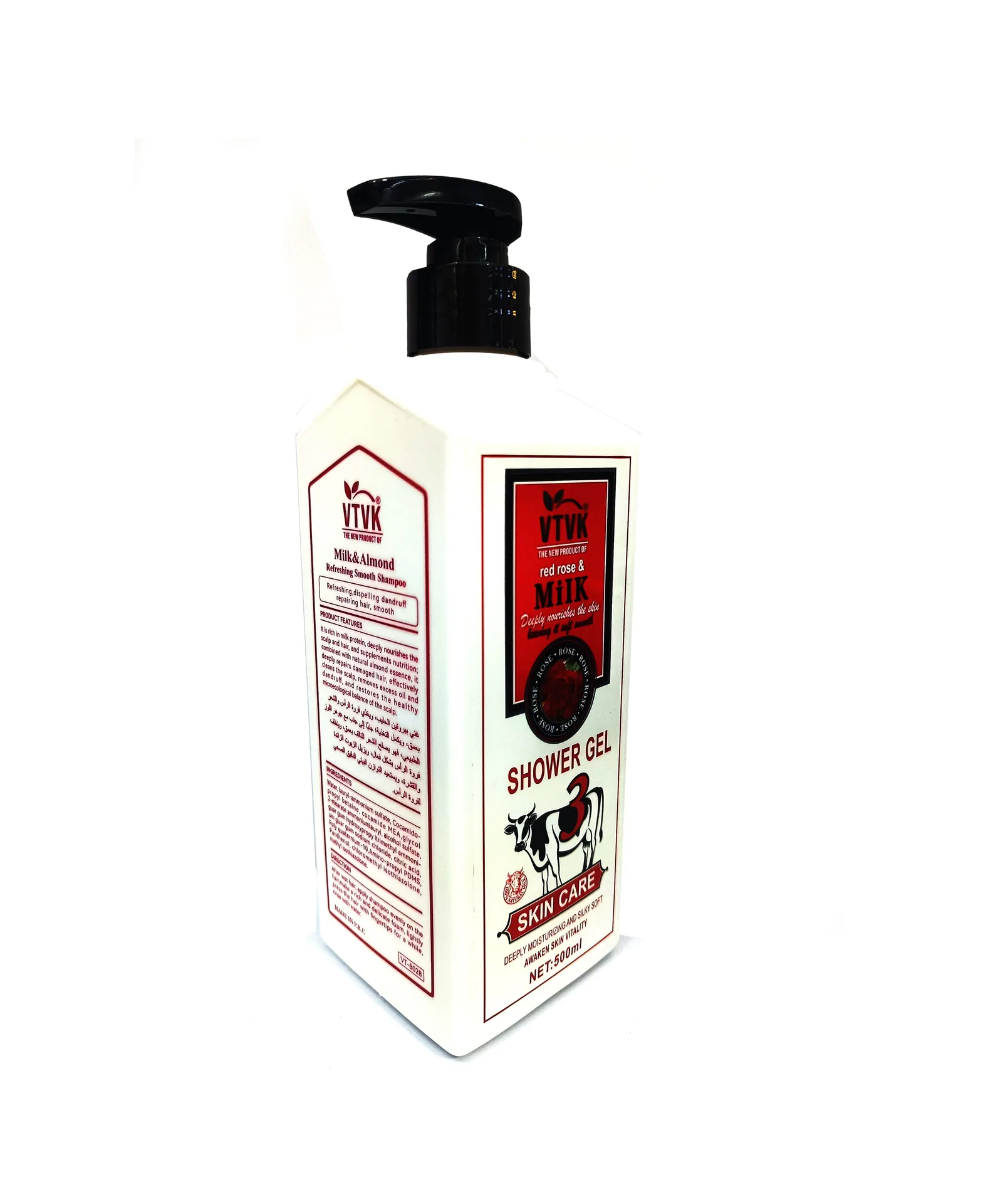 VTVK Red Rose & Milk Shower Gel 500ml
