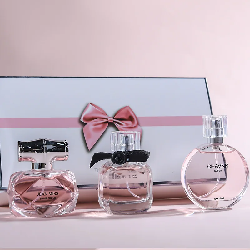 Ika Women's Perfume Set Heart Whisper Three-Piece Perfume Long-lasting Women's Coco Encounter Reversal Gift Box 15