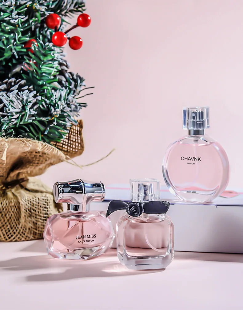Ika Women's Perfume Set Heart Whisper Three-Piece Perfume Long-lasting Women's Coco Encounter Reversal Gift Box 9