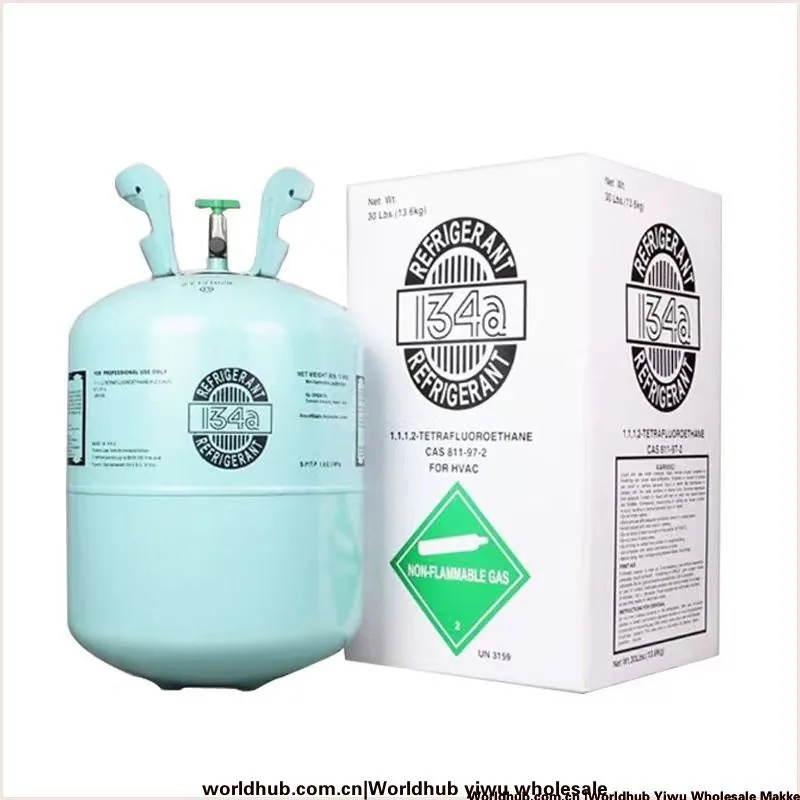 Factory direct sales R134A refrigerant neutral packaging net weight 13.6kg car air conditioner refrigerant freon