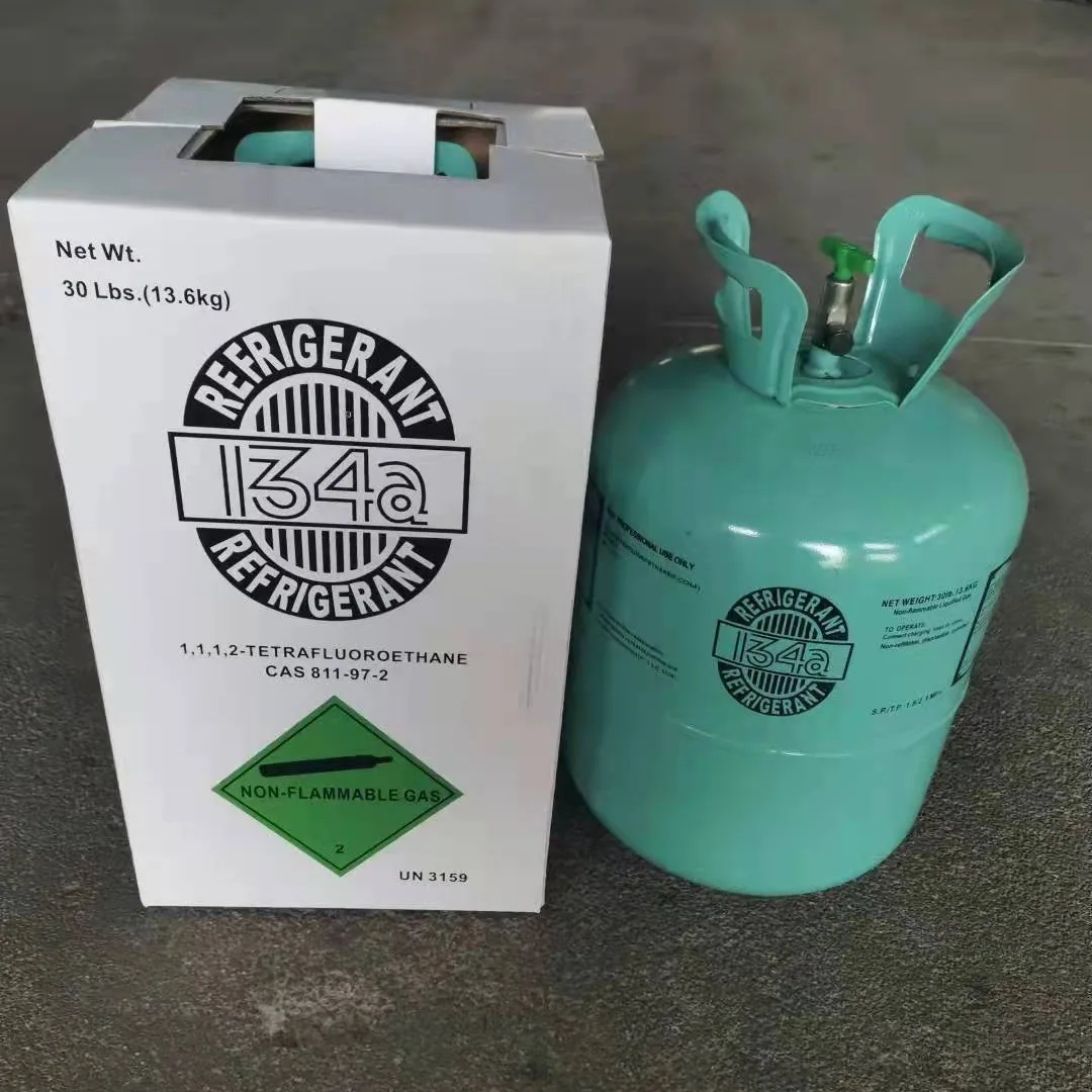 Factory direct sales R134A refrigerant neutral packaging net weight 13.6kg car air conditioner refrigerant freon 6