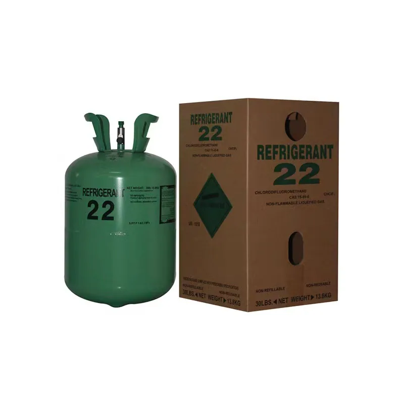 The net weight of the factory R22 refrigerant Freon air conditioning refrigerant refrigerant is 13.6kg 3