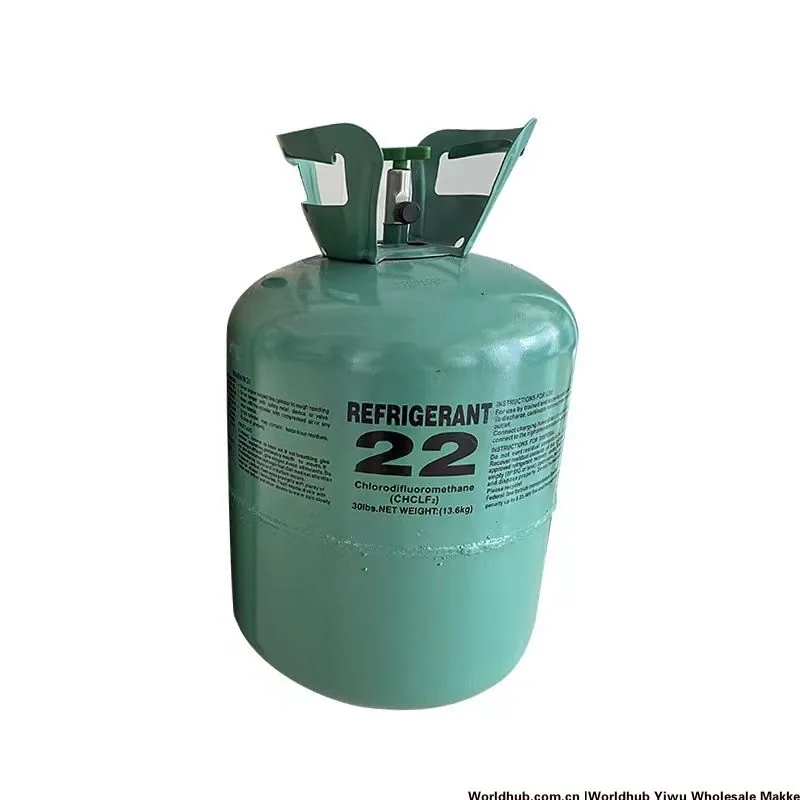 The net weight of the factory R22 refrigerant Freon air conditioning refrigerant refrigerant is 13.6kg 6
