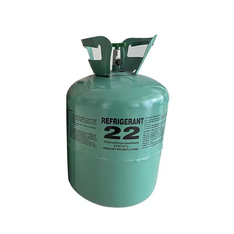 The net weight of the factory R22 refrigerant Freon air conditioning refrigerant refrigerant is 13.6kg