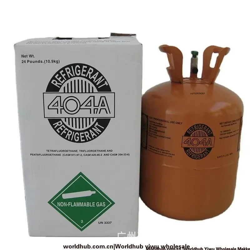 Wholesale Low Temperature Food Refrigeration Equipment Refrigerant Refrigerant Marine 10.9kg Factory R404A Refrigerant 2