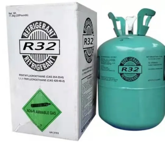 The factory supplies Juhua refrigerant R32 air conditioner Freon coolant refrigerant net weight 3.7kg 9.5 6