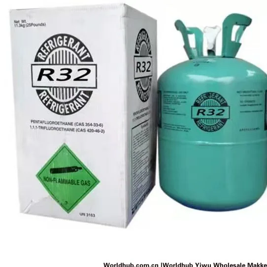 The factory supplies Juhua refrigerant R32 air conditioner Freon coolant refrigerant net weight 3.7kg 9.5 5