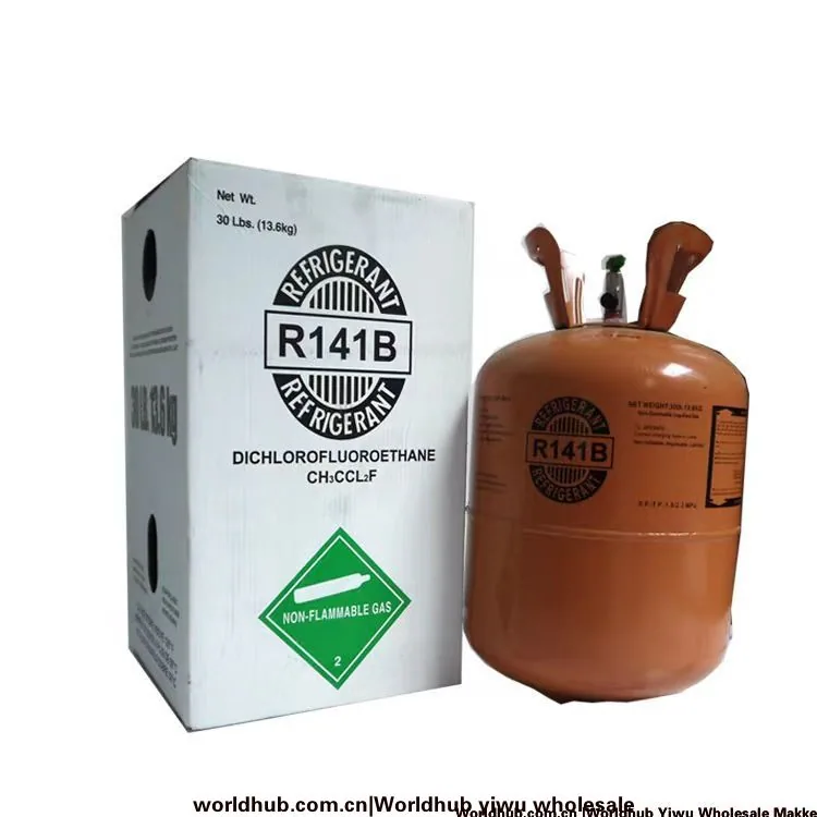 Juhua original air conditioning refrigerant refrigerant Freon R141B net weight 13.6KG neutral packaging