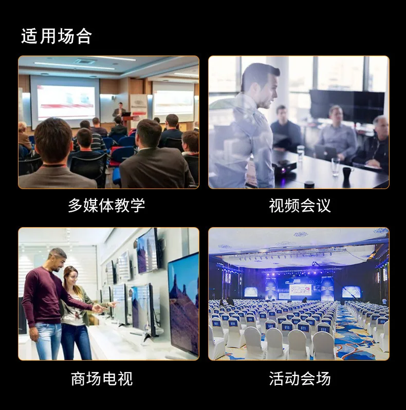 hdmi splitter 1 in 4 out 4K iron shell 1 point 4 video splitter splitter 2160p foreign trade cross-border model 14
