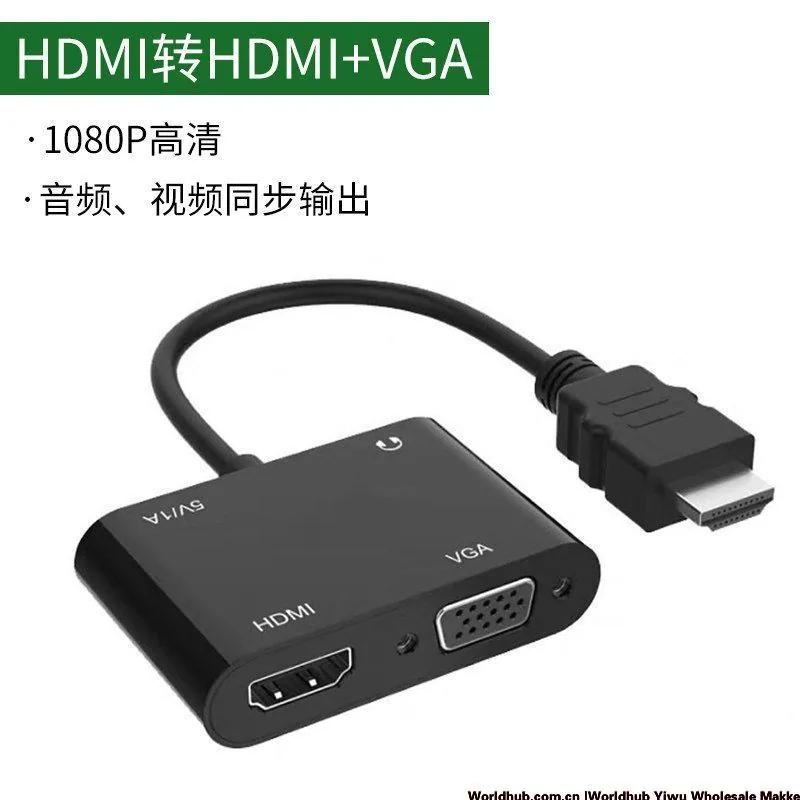 USB to HDMI VGA to VGA HDMI to HDMI VGA to HDMI VGA DVI to HDMI VGA 2-in-1 3
