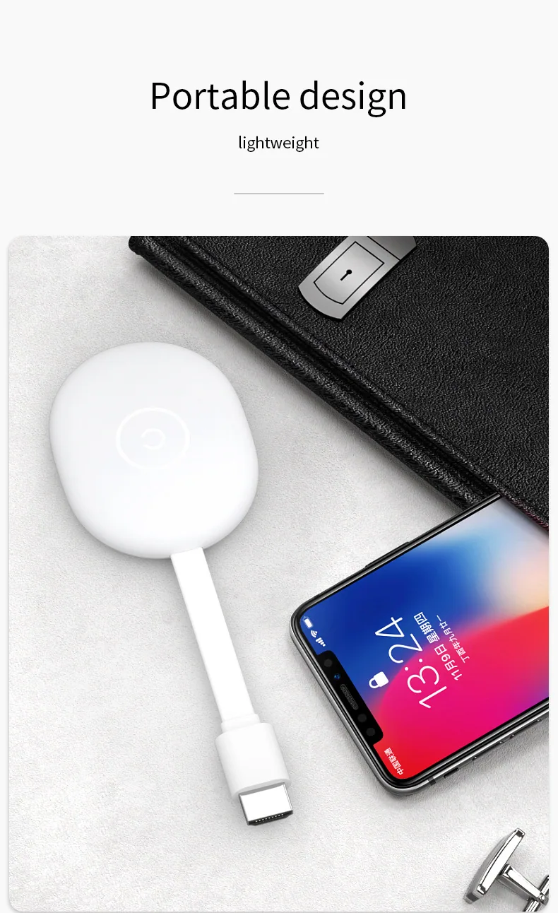 제조업체 무선 푸시 보물 anycastM9 동일한 화면 장치 5G 듀얼 밴드 4K 고화질 무선 HDMI 스크린 프로젝터 25
