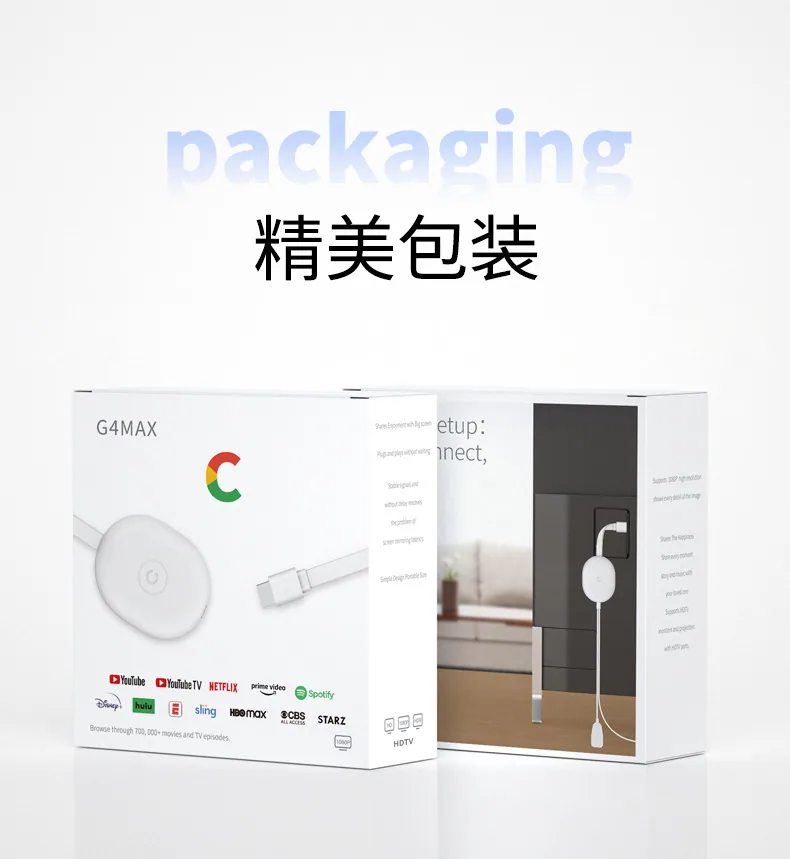 제조업체 무선 푸시 보물 anycastM9 동일한 화면 장치 5G 듀얼 밴드 4K 고화질 무선 HDMI 스크린 프로젝터 15