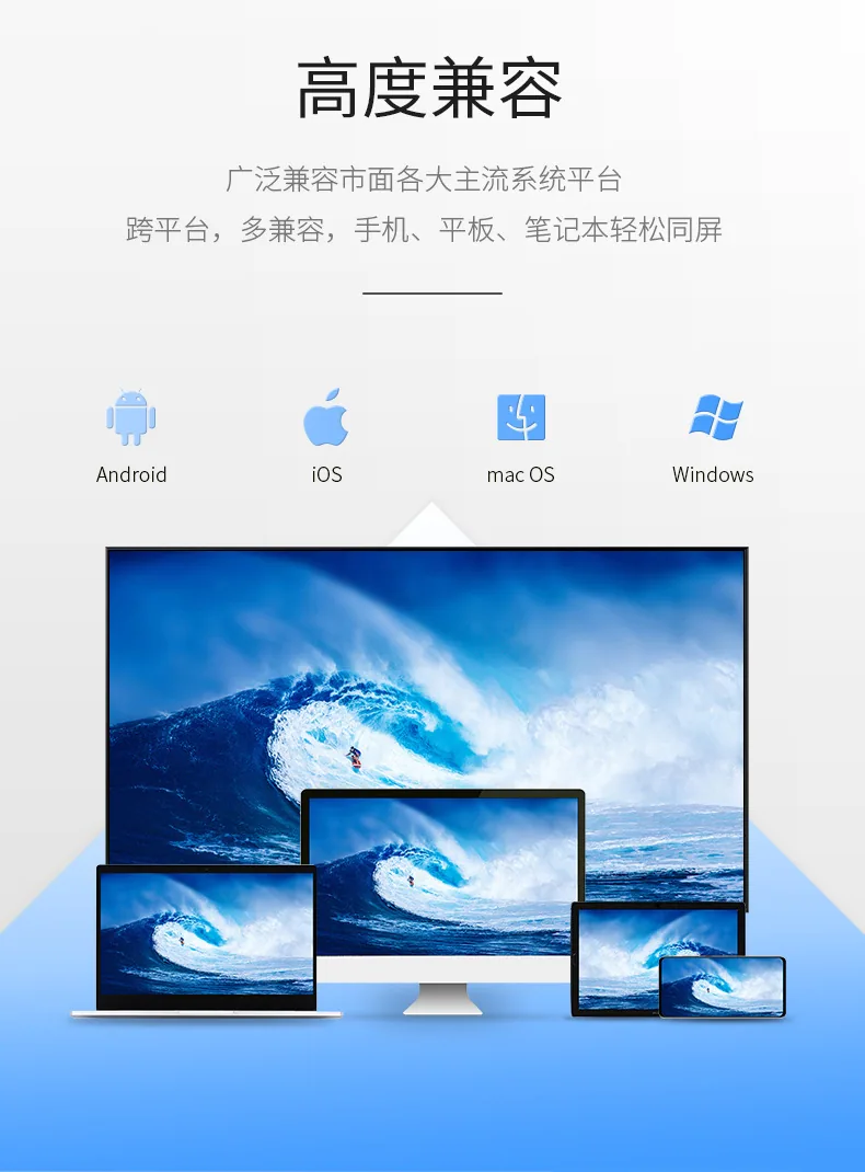 제조업체 무선 푸시 보물 anycastM9 동일한 화면 장치 5G 듀얼 밴드 4K 고화질 무선 HDMI 스크린 프로젝터 21