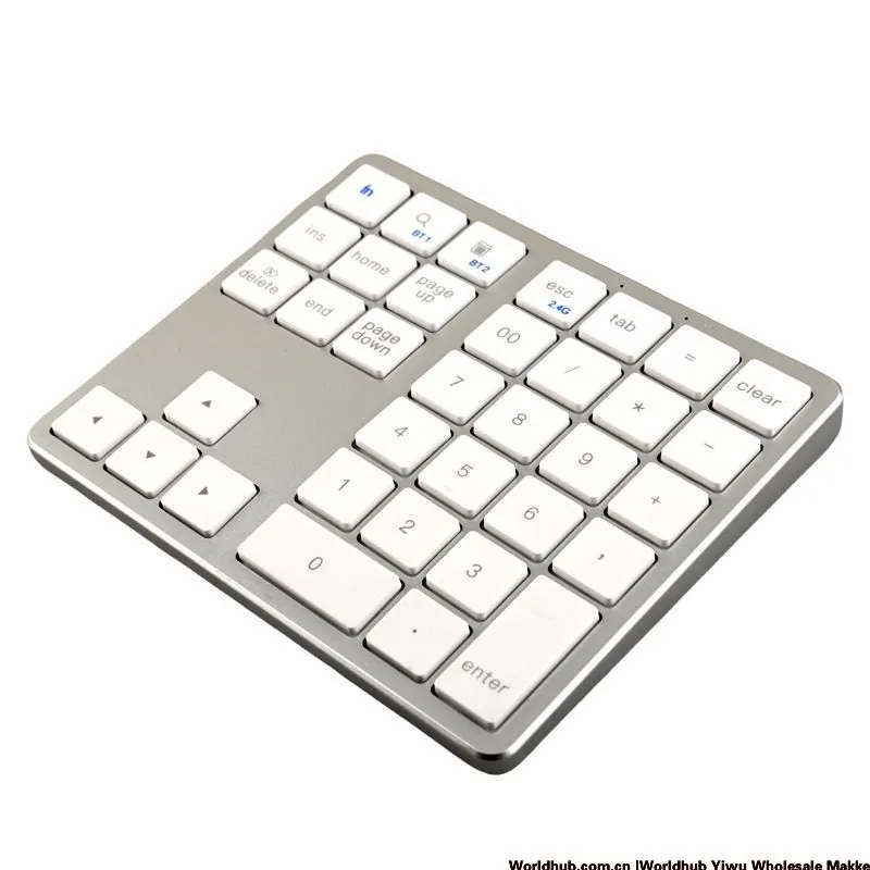 New Selling 35 Keys Numeric Keypad Wireless Bluetooth Dual Mode Numeric Keypad Silent Mobile Phone Computer Compatible 2